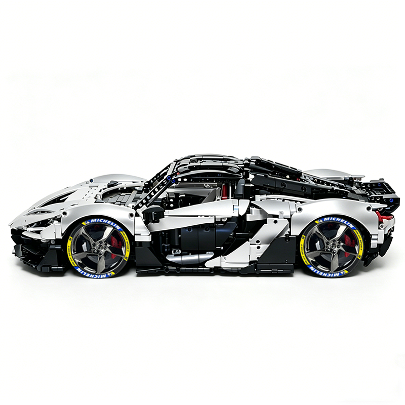 MOC-222472 1:8 Sports Car McLaren W1 Building Block Set 3442pcs Collectible Model Kit with Custom Wheels