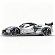 MOC-216686 1:8 Sports Car Corvette ZR1 2025 Building Block Set 3646pcs Collectible Model Kit with Custom Wheels