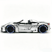MOC-159171 1:8 Sports Car Porsche 918 Building Block Set 2266pcs Collectible Model Kit with Custom Wheels
