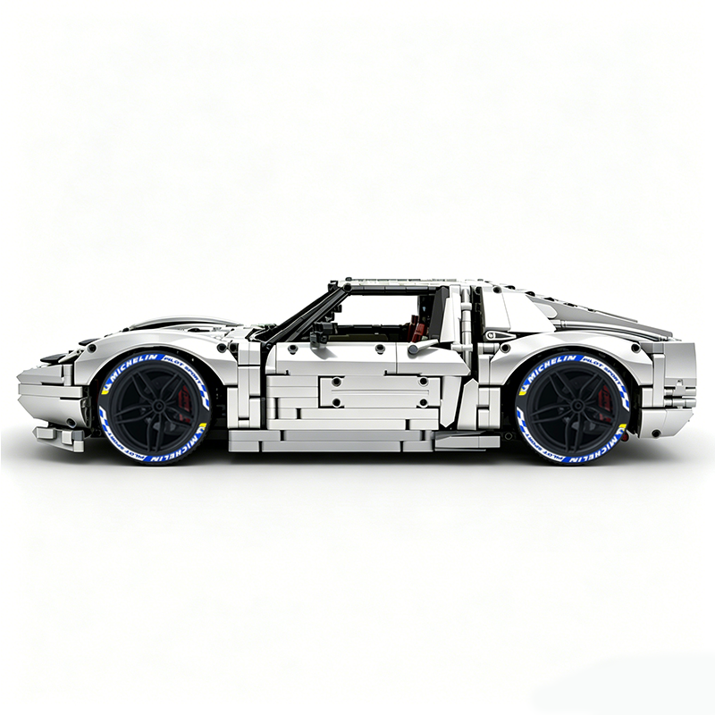 MOC-119000 1:8 Sports Car Lamborghini Miura Concept Building Block Set 3435pcs Collectible Model Kit with Custom Wheels