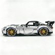 MOC-73939 1:8 Sports Car AMG GT R Black Series Building Block Set 2456 pcs Collectible Model Kit with Custom Wheels
