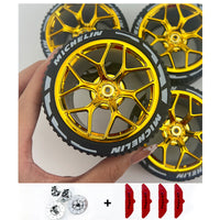 4PCS Wheels CADA Crafted Wheel Hub Building Blocks Accessories