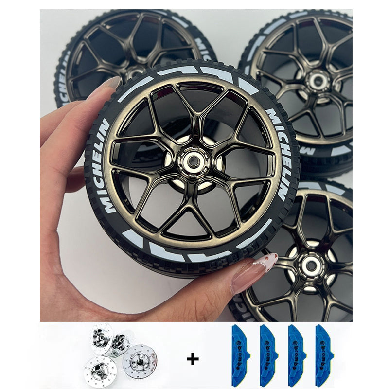 4PCS Wheels CADA Crafted Wheel Hub Accessories Wheel Compatible Scale 1:8 Car