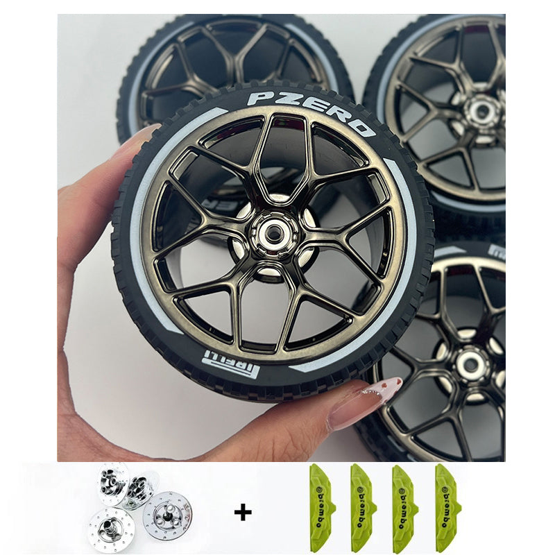 4PCS Wheels CADA Crafted Wheel Hub Accessories Wheel Compatible Scale 1:8 Car