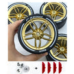 Accessories Wheel Hub Black Silver Gold Grey Plating Hub Compatible Scale 1:8 Car