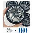 Accessories Wheel Hub Black Silver Gold Grey Plating Hub Compatible Scale 1:8 Car