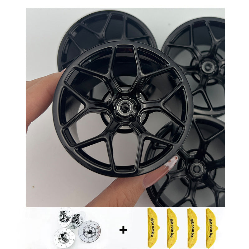 4PCS Wheels CADA Crafted Wheel Hub Accessories Wheel Compatible Scale 1:8 Car