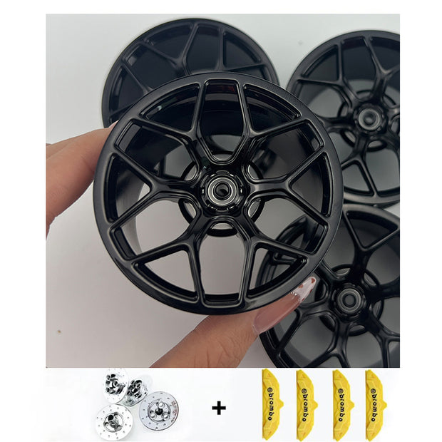 4PCS Wheels CADA Crafted Wheel Hub Accessories Wheel Compatible Scale 1:8 Car