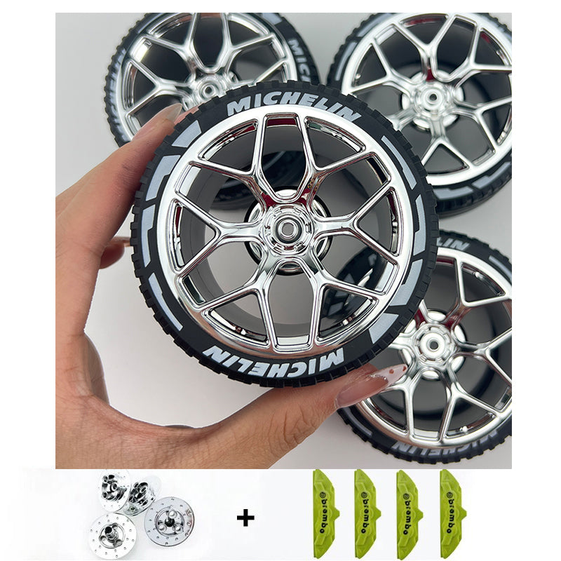 4PCS Wheels CADA Crafted Wheel Hub Accessories Wheel Compatible Scale 1:8 Car