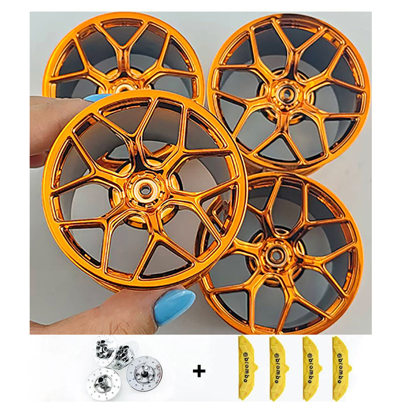 4PCS Wheels CADA Crafted Wheel Hub Accessories Wheel Compatible Scale 1:8 Car