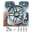 Accessories Wheel Hub Black Silver Gold Grey Plating Hub Compatible Scale 1:8 Car