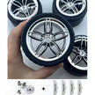 Accessories Wheel Hub Black Silver Gold Grey Plating Hub Compatible Scale 1:8 Car