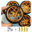 4PCS Wheels CADA Crafted Wheel Hub Accessories Wheel Compatible Scale 1:8 Car