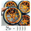 4PCS Wheels CADA Crafted Wheel Hub Accessories Wheel Compatible Scale 1:8 Car