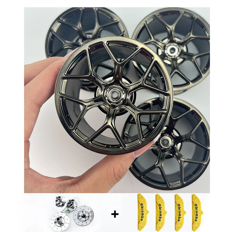 4PCS Wheels CADA Crafted Wheel Hub Accessories Wheel Compatible Scale 1:8 Car