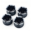 MOC Building Block Wheel Rims 6.5cm Outer Diameter 4.4cm Width, 1:8 Scale Technic Car Replacement Parts Compatible with 42115 42083, 6 Colors Available, Optional Rims Only / Rims with Tires