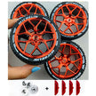 4PCS Wheels CADA Crafted Wheel Hub Accessories Wheel Compatible Scale 1:8 Car