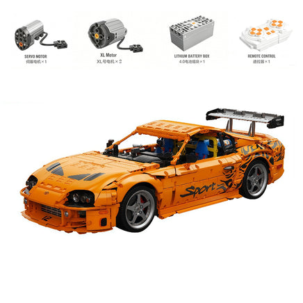 Official Licensed Toyota Supra A80 1:8 Scale Building Block Car | 4508 Pieces Ultimate Sports Car Model Kit