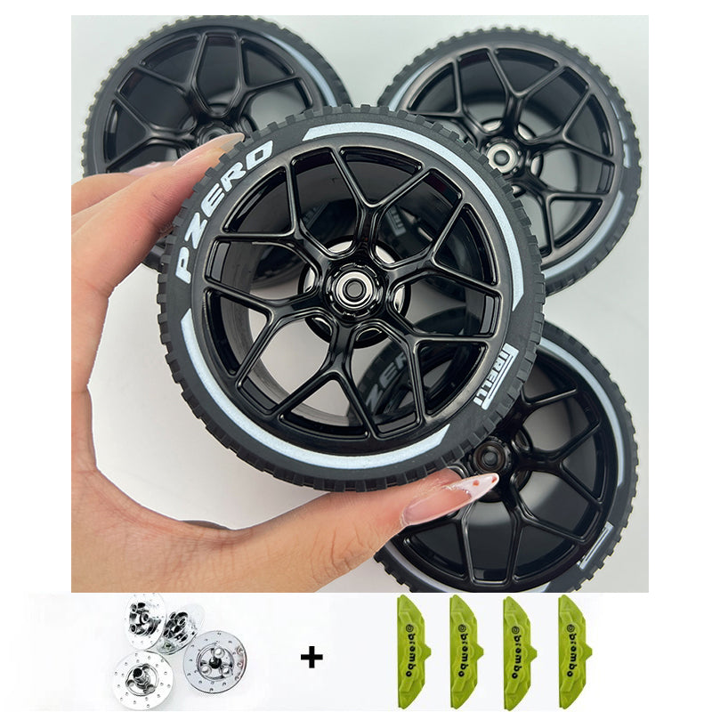 4PCS Wheels CADA Crafted Wheel Hub Accessories Wheel Compatible Scale 1:8 Car