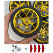 4PCS Wheels CADA Crafted Wheel Hub Accessories Wheel Compatible Scale 1:8 Car