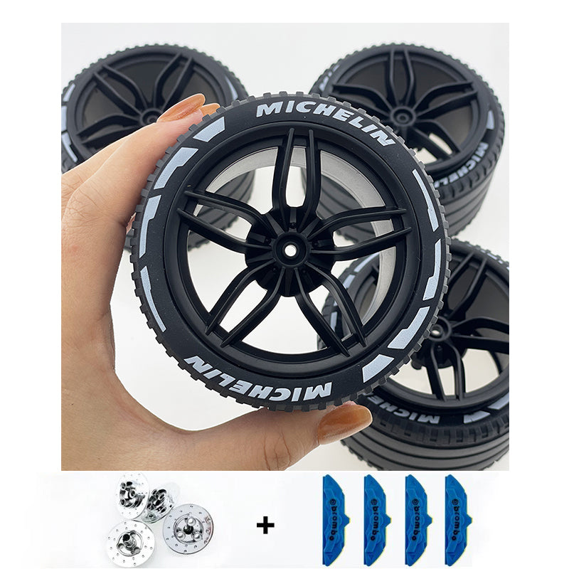 Accessories Wheel Hub Black Silver Gold Grey Plating Hub Compatible Scale 1:8 Car