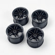 MOC Building Block Wheel Rims 6.5cm Outer Diameter 4.4cm Width, 1:8 Scale Technic Car Replacement Parts Compatible with 42115 42083, 6 Colors Available, Optional Rims Only / Rims with Tires