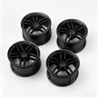 MOC Building Block Wheel Rims 6.5cm Outer Diameter 4.4cm Width, 1:8 Scale Technic Car Replacement Parts Compatible with 42115 42083, 6 Colors Available, Optional Rims Only / Rims with Tires