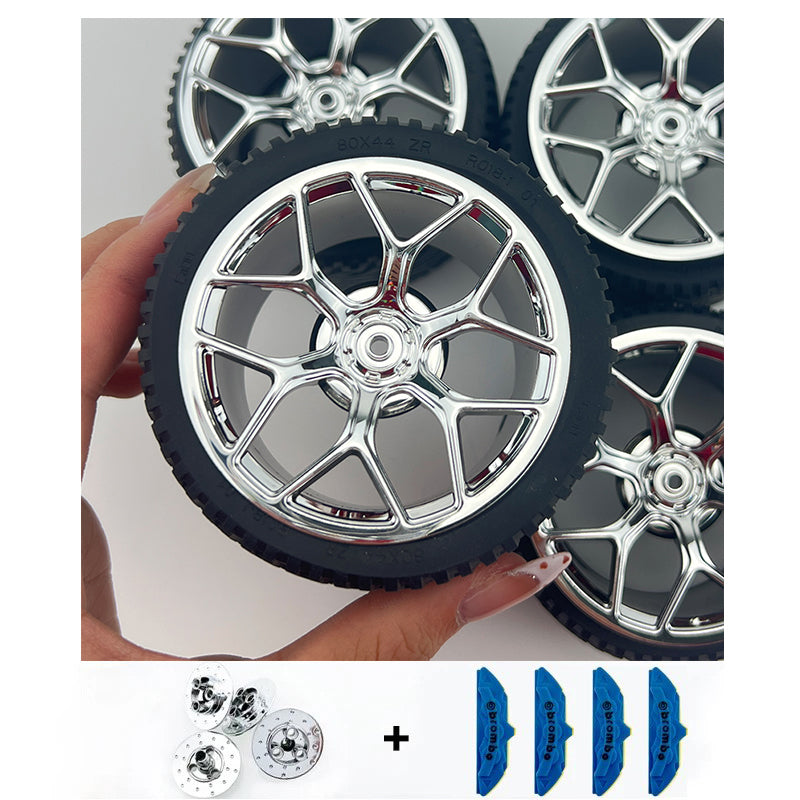 4PCS Wheels CADA Crafted Wheel Hub Accessories Wheel Compatible Scale 1:8 Car