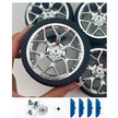 4PCS Wheels CADA Crafted Wheel Hub Accessories Wheel Compatible Scale 1:8 Car