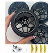 4PCS Wheels CADA Crafted Wheel Hub Accessories Wheel Compatible Scale 1:8 Car