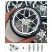 4PCS Wheels CADA Crafted Wheel Hub Accessories Wheel Compatible Scale 1:8 Car