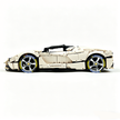 MOC-194680 1:8 Sports Car Ferrari LaFerrari Building Block Set 3636pcs Collectible Model Kit with Custom Wheels