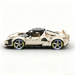 MOC-261024 1:8 Sports Car Ferrarl SC40 Building Block Set 2898pcs Collectible Model Kit with Custom Wheels