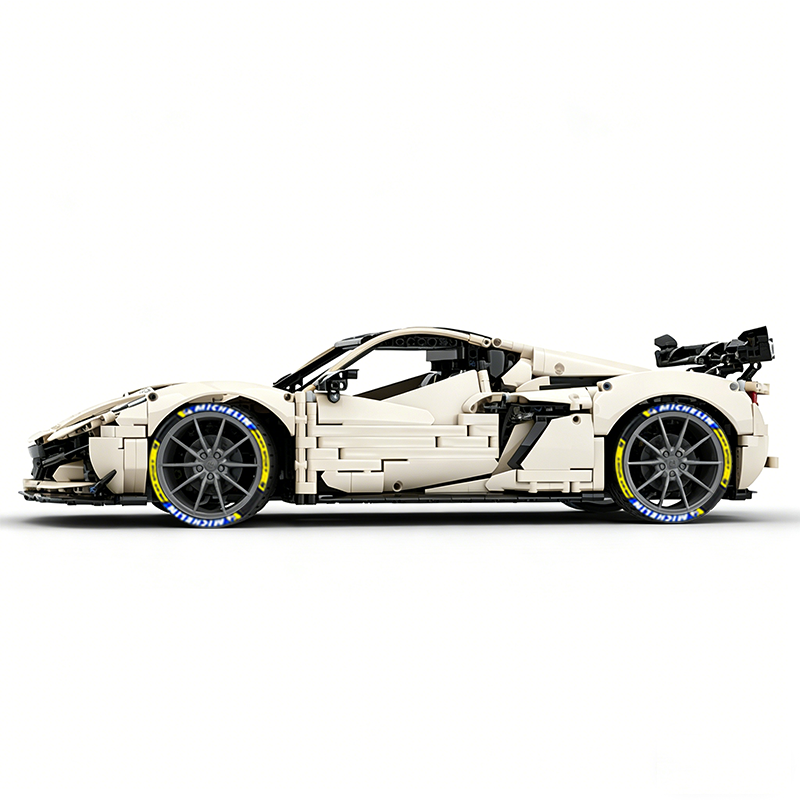 MOC-216686 1:8 Sports Car Corvette ZR1 2025 Building Block Set 3646pcs Collectible Model Kit with Custom Wheels