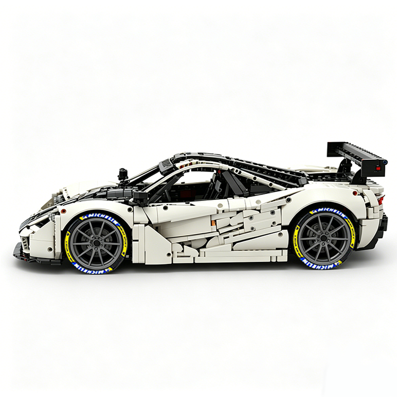 MOC-202525 1:8 Sports Car McLaren F1 GTR Concept Building Block Set 3473pcs Collectible Model Kit with Custom Wheels