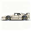 MOC-140404 1:8 Sports Car Ferrarі F40 Building Block Set 3603pcs Collectible Model Kit with Custom Wheels