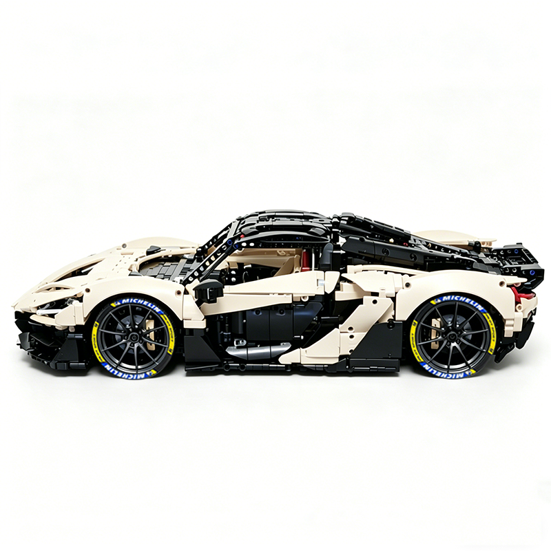 MOC-222472 1:8 Sports Car McLaren W1 Building Block Set 3442pcs Collectible Model Kit with Custom Wheels