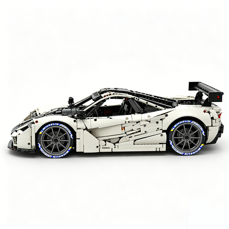 MOC-202525 1:8 Sports Car McLaren F1 GTR Concept Building Block Set 3473pcs Collectible Model Kit with Custom Wheels