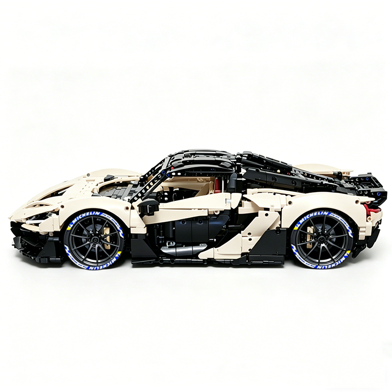 MOC-222472 1:8 Sports Car McLaren W1 Building Block Set 3442pcs Collectible Model Kit with Custom Wheels