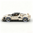 MOC-261024 1:8 Sports Car Ferrarl SC40 Building Block Set 2898pcs Collectible Model Kit with Custom Wheels