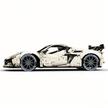 MOC-216686 1:8 Sports Car Corvette ZR1 2025 Building Block Set 3646pcs Collectible Model Kit with Custom Wheels