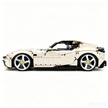 MOC-191495 1:8 Sports Car Ferrari 12Cilindri Building Block Set 3215 pcs Collectible Model Kit with Custom Wheels