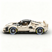 MOC-261024 1:8 Sports Car Ferrarl SC40 Building Block Set 2898pcs Collectible Model Kit with Custom Wheels