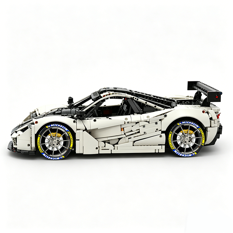 MOC-202525 1:8 Sports Car McLaren F1 GTR Concept Building Block Set 3473pcs Collectible Model Kit with Custom Wheels