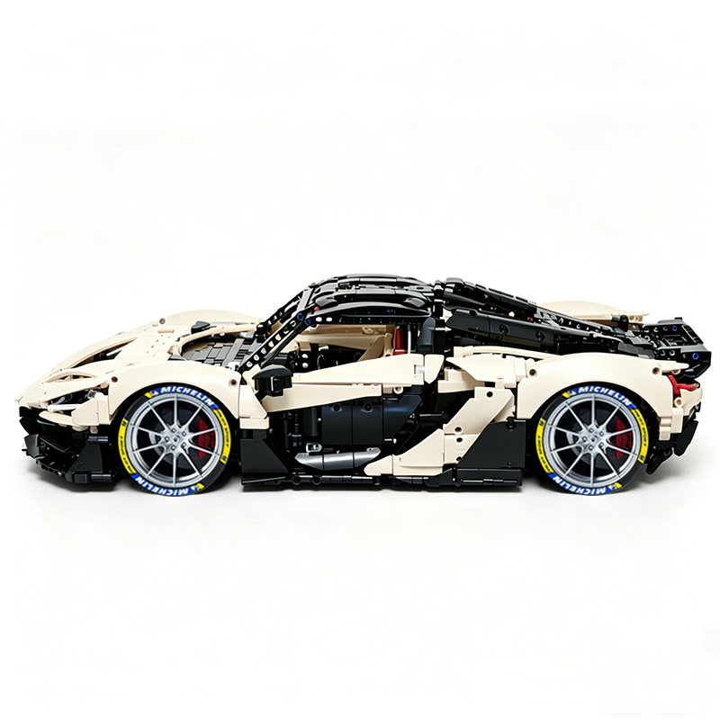 MOC-222472 1:8 Sports Car McLaren W1 Building Block Set 3442pcs Collectible Model Kit with Custom Wheels