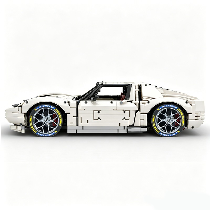 MOC-119000 1:8 Sports Car Lamborghini Miura Concept Building Block Set 3435pcs Collectible Model Kit with Custom Wheels