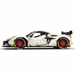 MOC-216686 1:8 Sports Car Corvette ZR1 2025 Building Block Set 3646pcs Collectible Model Kit with Custom Wheels