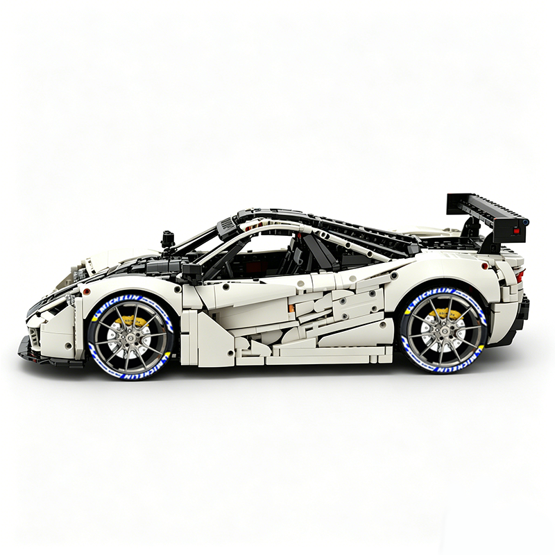 MOC-202525 1:8 Sports Car McLaren F1 GTR Concept Building Block Set 3473pcs Collectible Model Kit with Custom Wheels