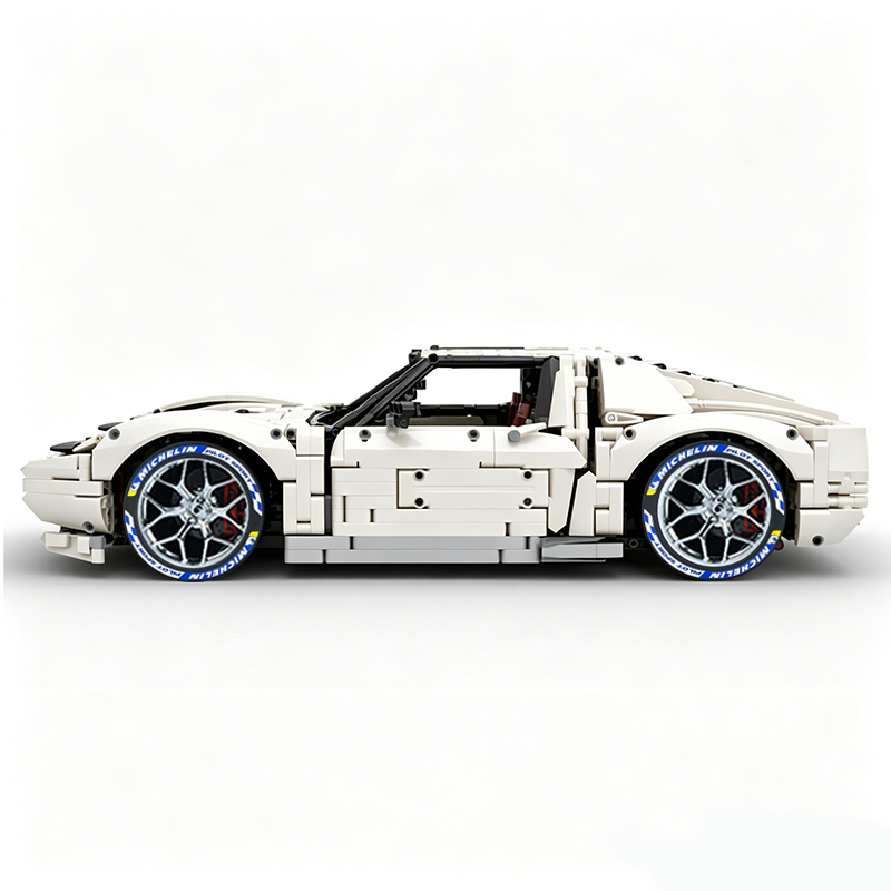 MOC-119000 1:8 Sports Car Lamborghini Miura Concept Building Block Set 3435pcs Collectible Model Kit with Custom Wheels