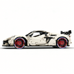 MOC-216686 1:8 Sports Car Corvette ZR1 2025 Building Block Set 3646pcs Collectible Model Kit with Custom Wheels